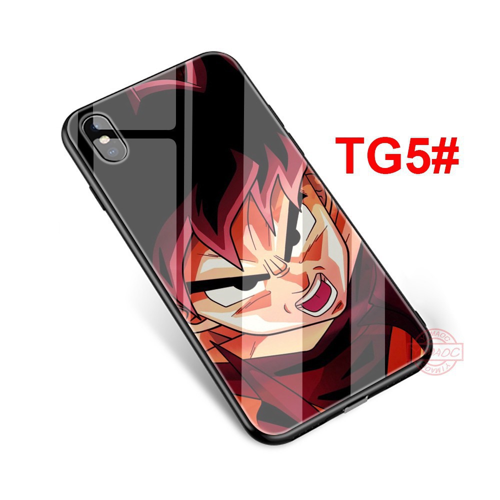 [Bb123]Ốp điện thoại mặt gương in hình Dragon Ball Z Son Goku Super cho iPhone 6 6S 7 Plus 8 Plus XR X XS Max