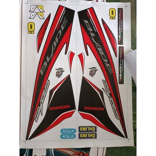 tem rời blade 110 217 dán xe đen