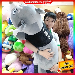 Gấu bông husky 1m2 - gối ôm chó ngáo mềm mịn siêu ngầu