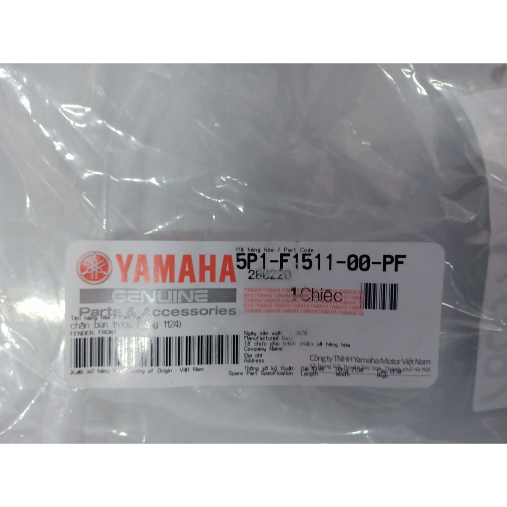 Dè chắn bùn trước Novo4 màu Trắng YAMAHA Chính hãng