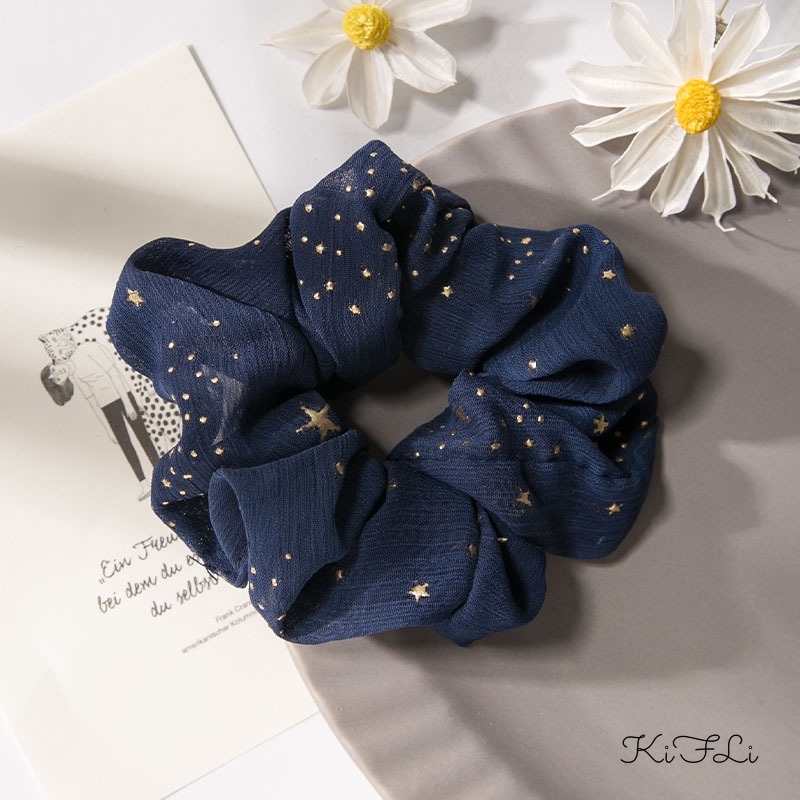 Dây Buộc Tóc Co Dãn Có Chi Tiết Ngôi Sao Phong Cách Hàn Quốc Cho Nữ