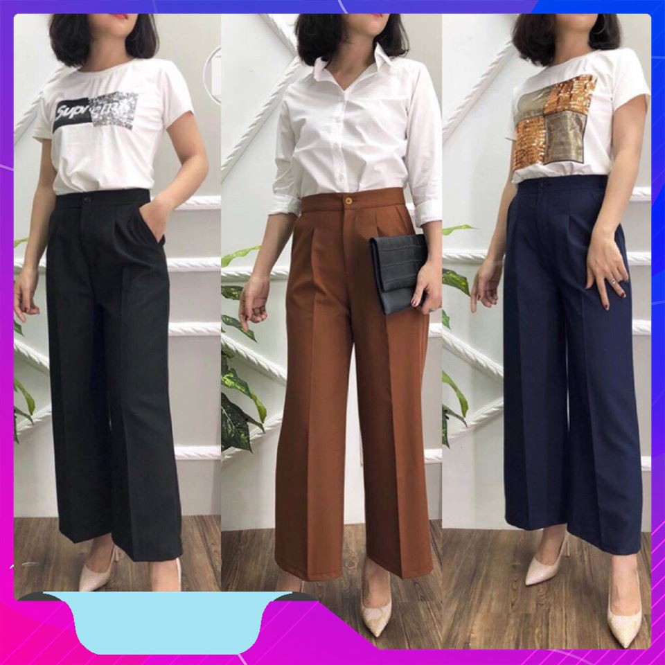 [FreeShip – Xả kho] QUẦN CULOTTES VNXK CÔNG SỞ SIÊU ĐẸP MÃ 01 Shop quần áo đẹp -Hàng nhập khẩu