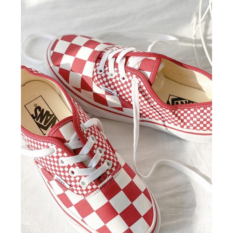 Giày Vans Old Skool Caro Đỏ