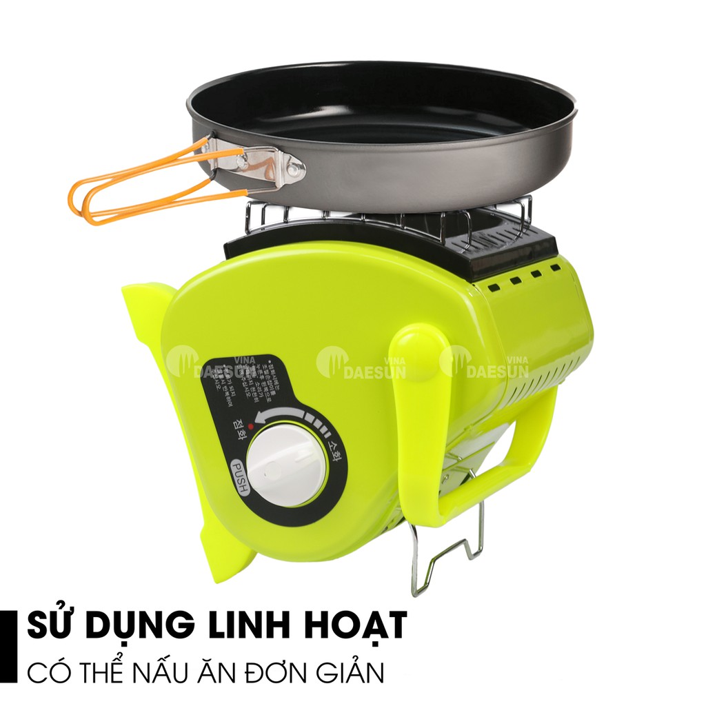 Máy Sưởi Gas Du Lịch Hàn Quốc SGH - 100 | Sưởi Ấm Suốt 12H | Đầu Đốt Sứ Hồng Ngoại | Bảo Hành Chính Hãng 1 Năm