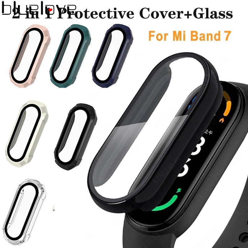Ốp Điện Thoại PC Cứng 2 Trong 1 Siêu Mỏng Chống Sốc Bảo Vệ Màn Hình Cho Mi Band 7