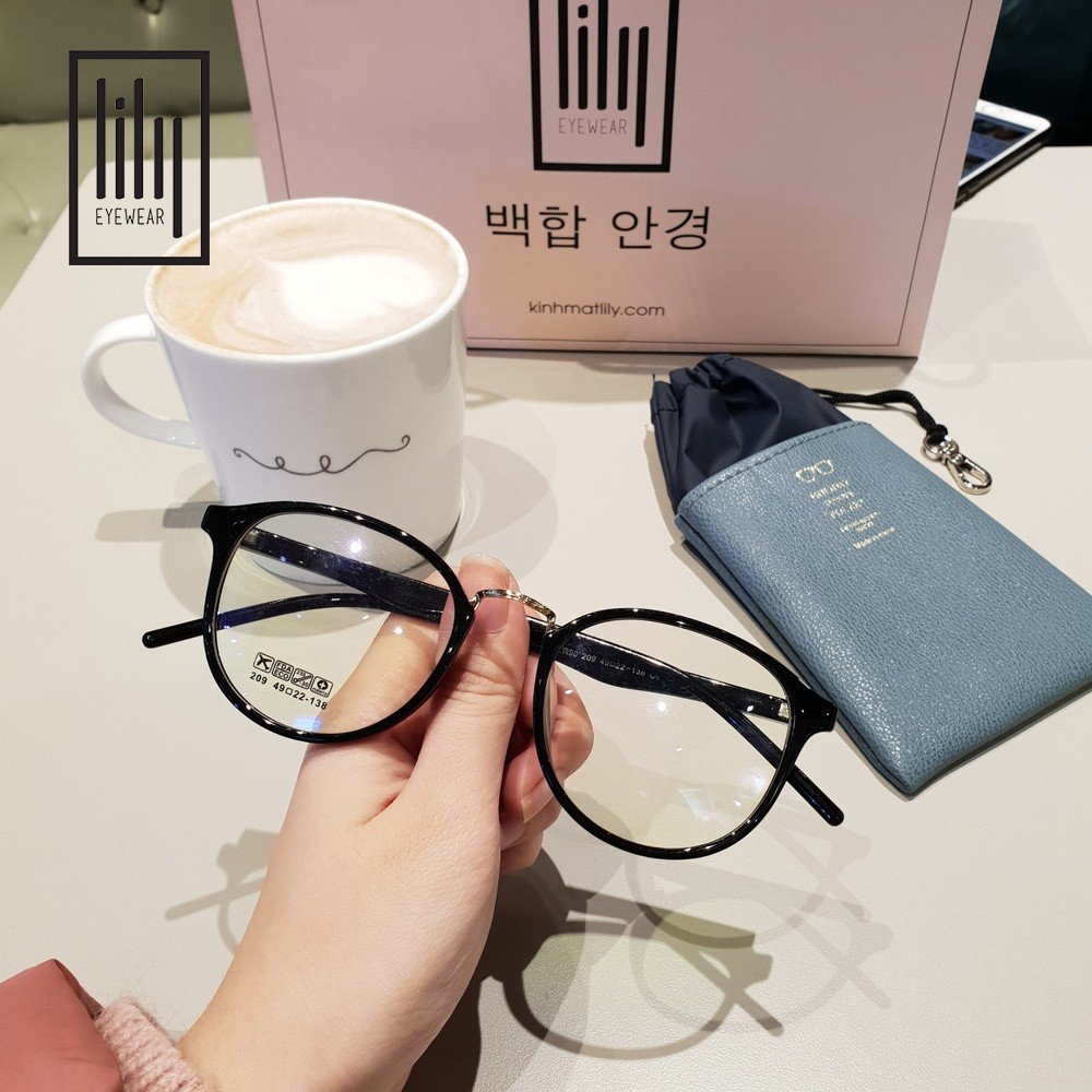 Kính Gọng Dẻo Mắt Tròn - Kính Thời Trang 209