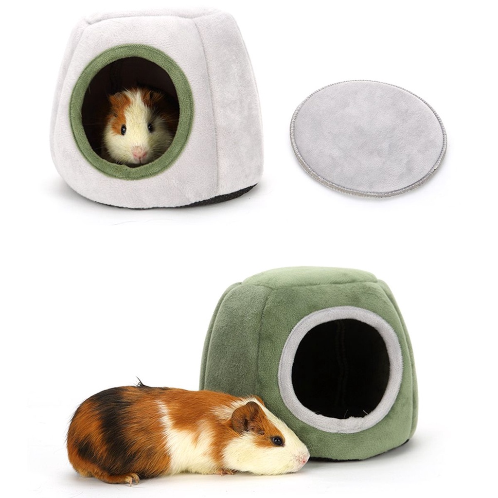 Tổ lót lông cho thú cưng nhỏ chuột hamster/chồn sương/ chuột lang/ sóc bay Úc/ chuột Chinchilla ấm áp nhiều màu tùy chọn