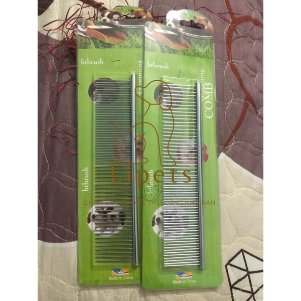LƯỢC INOX THẲNG CHẢI LÔNG CHÓ MÈO