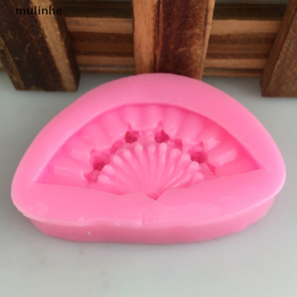 Khuôn Silicone Làm Bánh Kẹo Hình Quạt Gấp Gọn Tiện Dụng