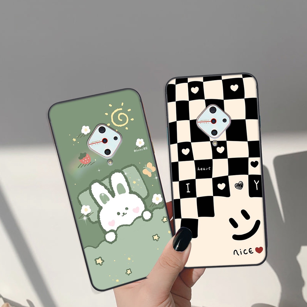Ốp lưng Vivo S1 PRO in hình Gấu nâu - hồng, Gấu Be@rick  cực CUTE, DỄ THƯƠNG