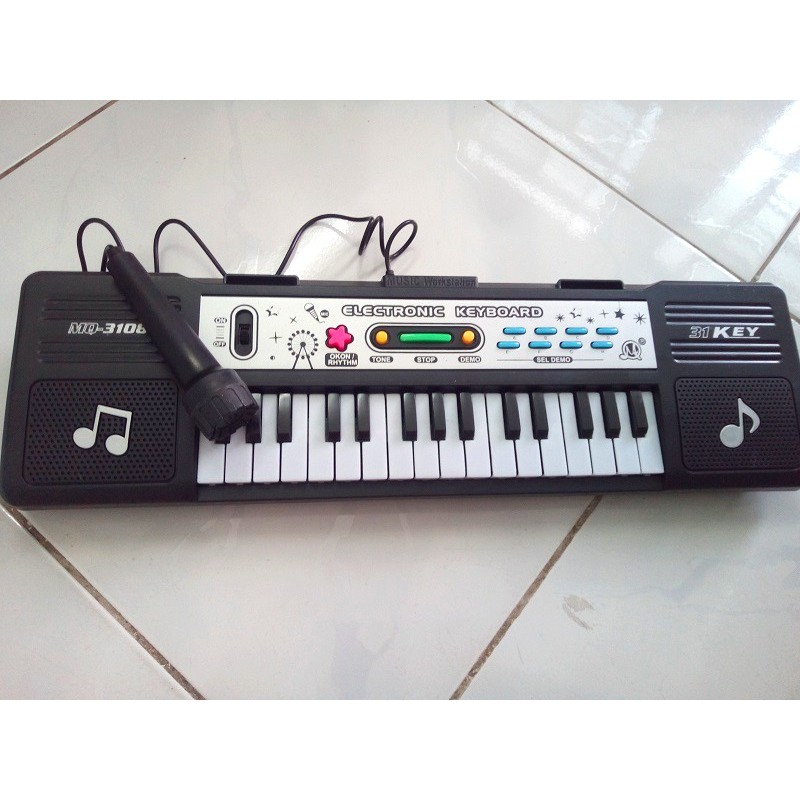 Đàn Organ cho bé 31 phím kèm micro hát cho bé yêu Đàn piano đồ chơi cho bé thỏa sức vui chơi âm nhạc