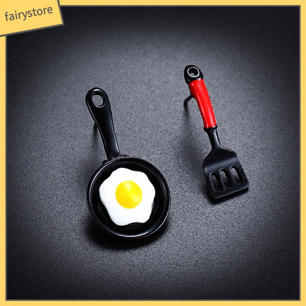 Khuyên Tai Nữ Hình Chảo Chiên Trứng Ốp La Độc Đáo