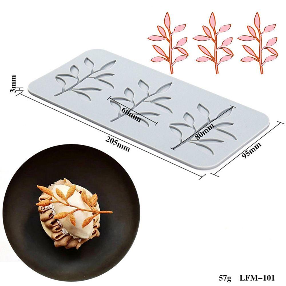 Khuôn Silicone Làm Bánh Tạo Hình Chiếc Lá Độc Đáo Tiện Dụng