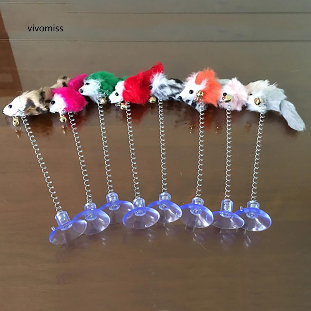 Đồ chơi chuột giả có giác hút cho mèo cưng