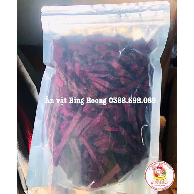 500g Khoai lang tím sấy sợi ⚡️FRESHIP⚡️ HÀNG NGUYÊN giòn, ngon, ngọt tự nhiên