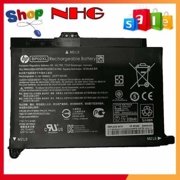 ⚡ Pin Laptop HP Pavilion 15-AU Type BP02XL