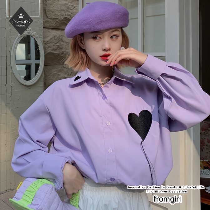 Áo Sơ Mi Tay Dài Thêu Họa Tiết Phong Cách Hàn Quốc Thời Trang Mùa Xuân Mới Cho Nữ 2022