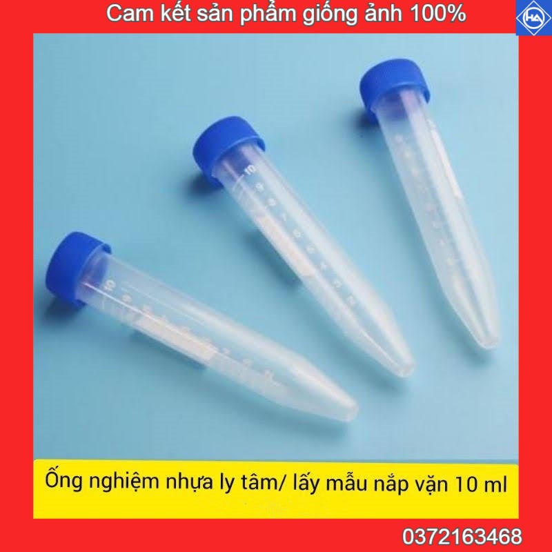 Ống nghiệm nhựa ly tâm/ lấy mẫu nắp vặn (10ml)