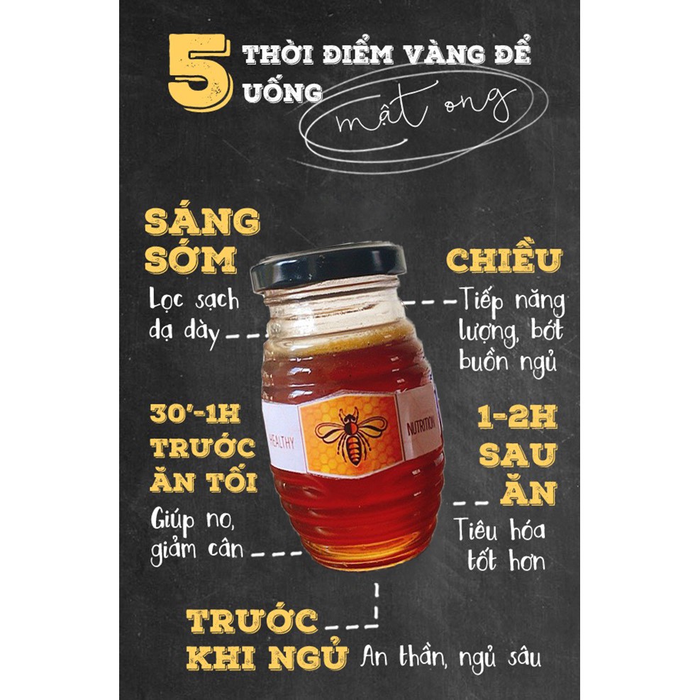 Mật ong rừng Organic, sản phẩm sức khỏe an toàn TUYỆT ĐỐI