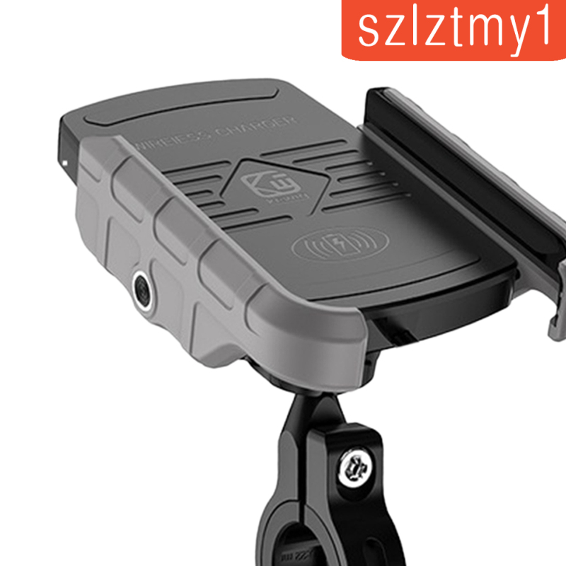 [Thunder] Motorcycle 15W Qi Cell Phone Holder for 3.5-6.5 inch Cellphones