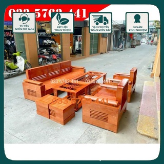 Ảnh thật sofa đối gỗ sồi nga 100% sofa sofa giường sofagiuong sofa gỗ sofa go sofa goox sofa bộ bàn ghế sofa