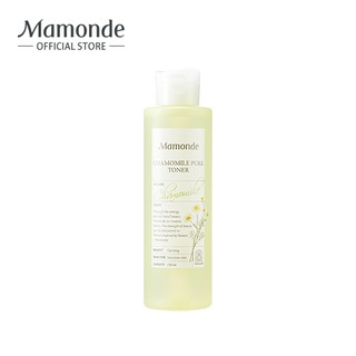 Nước cân bằng dưỡng ẩm thiết yếu dịu nhẹ cho da nhạy cảm Mamonde Chamomile Pure Toner 250ml