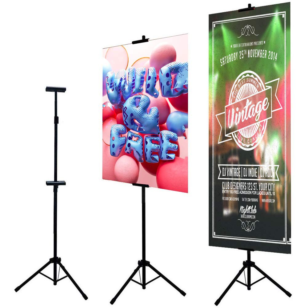 Standee chữ thập, standee chữ T tăng giảm 0.6x1.6M - 0.8x1.8M