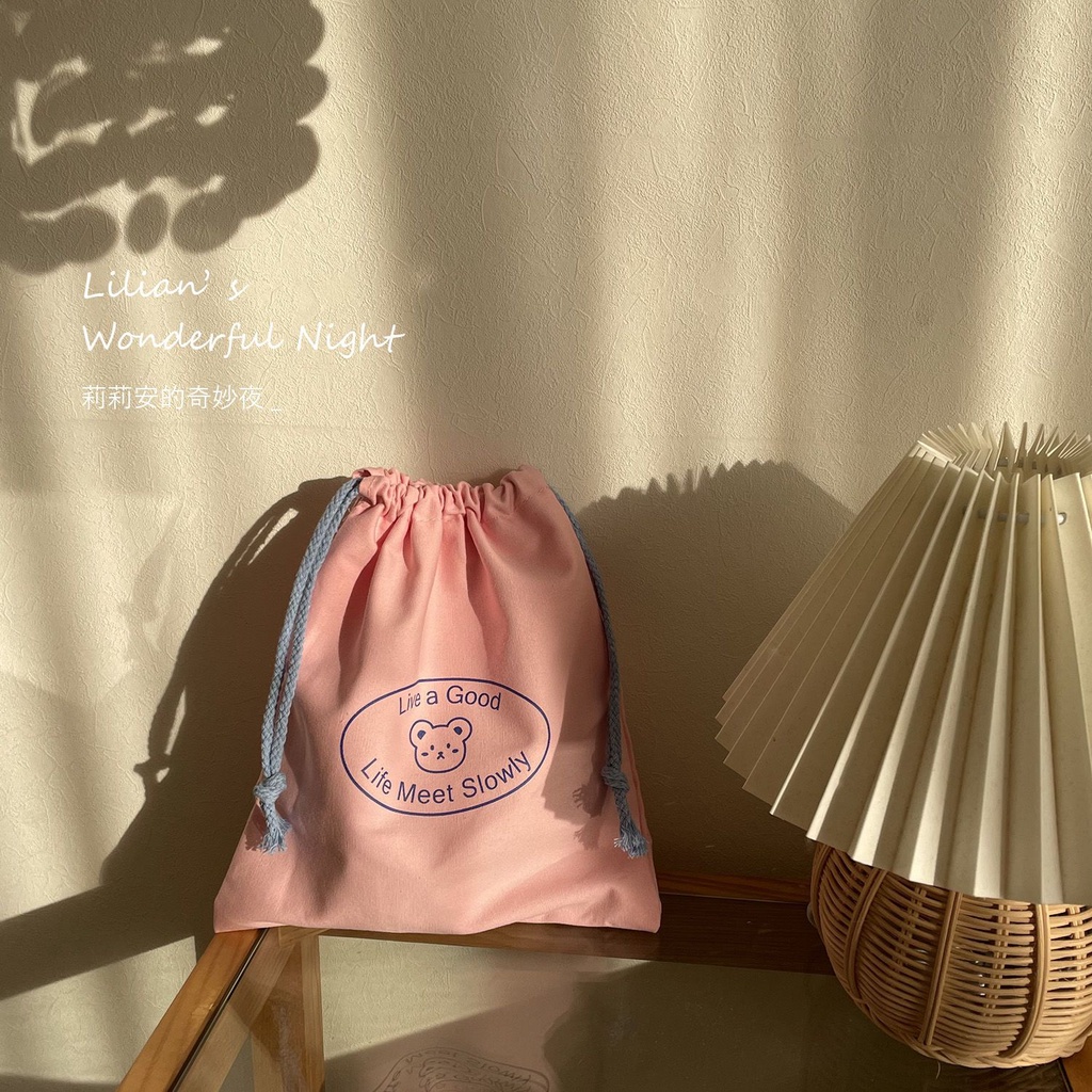 Mocha Túi Đựng Mỹ Phẩm Sức Chứa Lớn Phong Cách Hàn Quốc