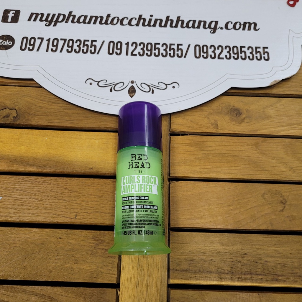 Kem tạo, tách và tăng sóng Tigi BeadHead Curls Rock Amplifier 150ml