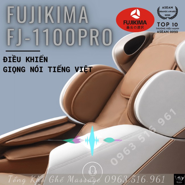 [Công nghệ 5D] Ghế Massage Smart FUJIKIMA FJ-1100PRO - Ghế Massage toàn thân từ cổ đến chân thư giãn, trị liệu cơ thể