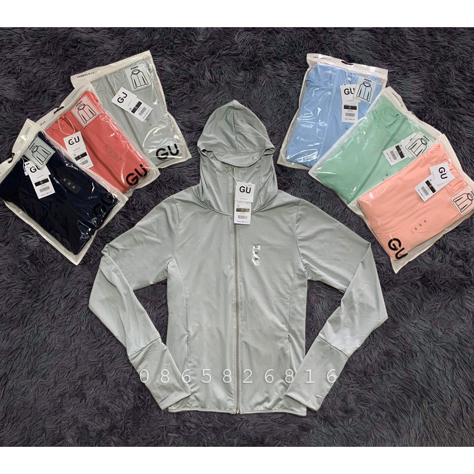Áo chống nắng Nữ GU thông hơi chống tia UV bản cao cấp | BigBuy360 - bigbuy360.vn