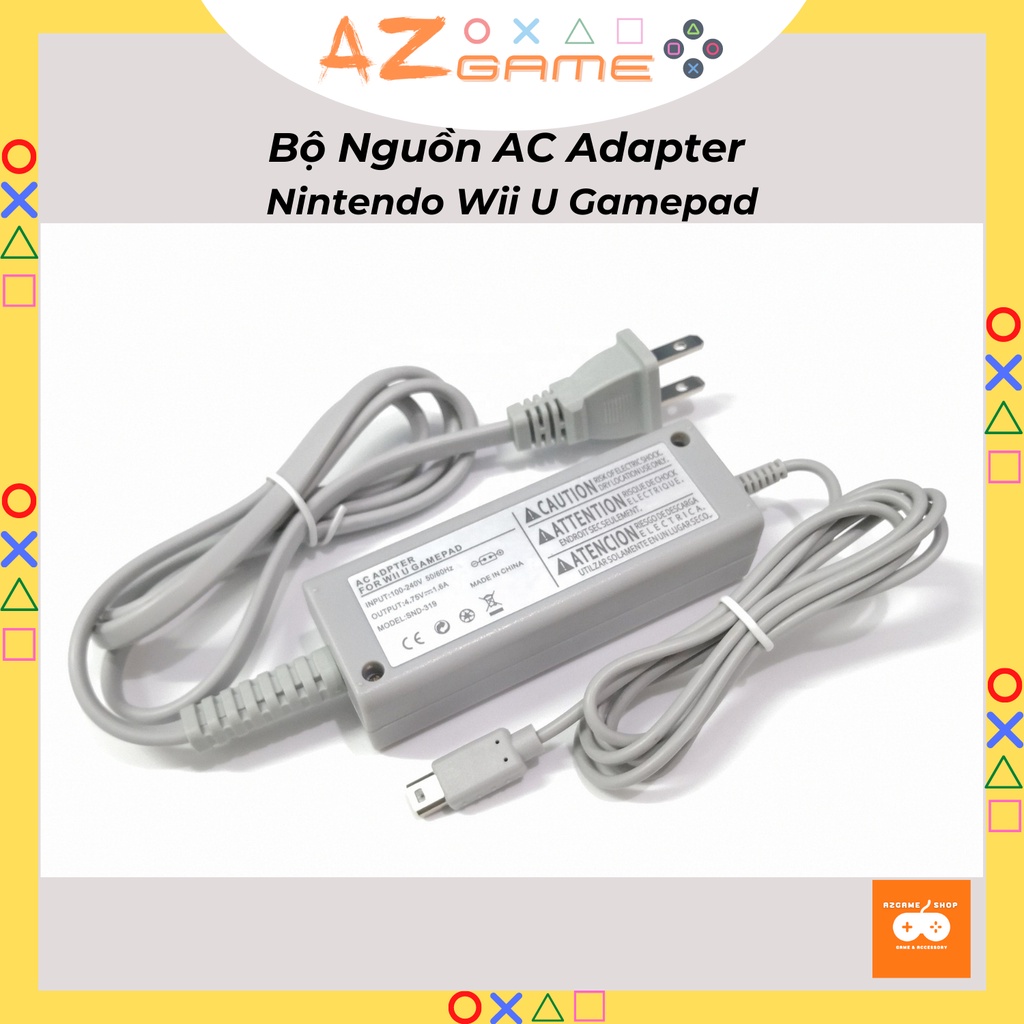 Bộ Sạc Adapter Cho Nintendo Wii U Gamepad