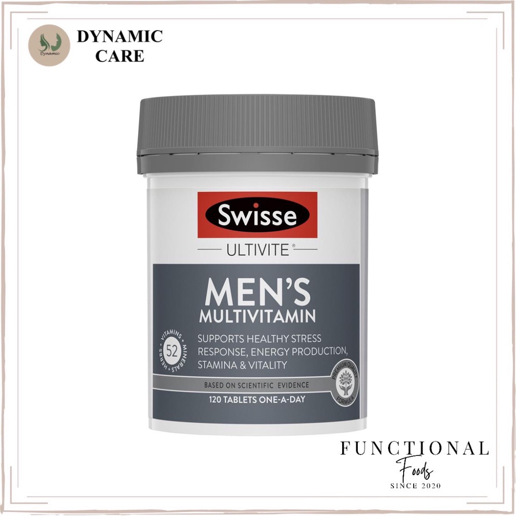 Vitamin tổng hợp dành cho nam giới Swisse ultivite men's multivitamin 60 viên - 120 viên của Úc