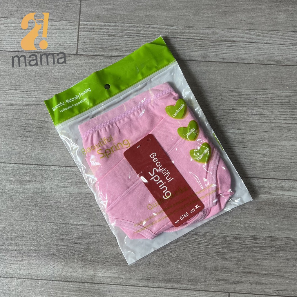 Quần lót bầu 2MAMA beauty spring cotton mềm mịn, co giãn tốt, mỗi quần 1 túi zip chọn màu