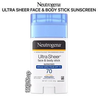 Sáp chống nắng Neutrogena Ultra Sheer Face & Body Stick SPF70 42g