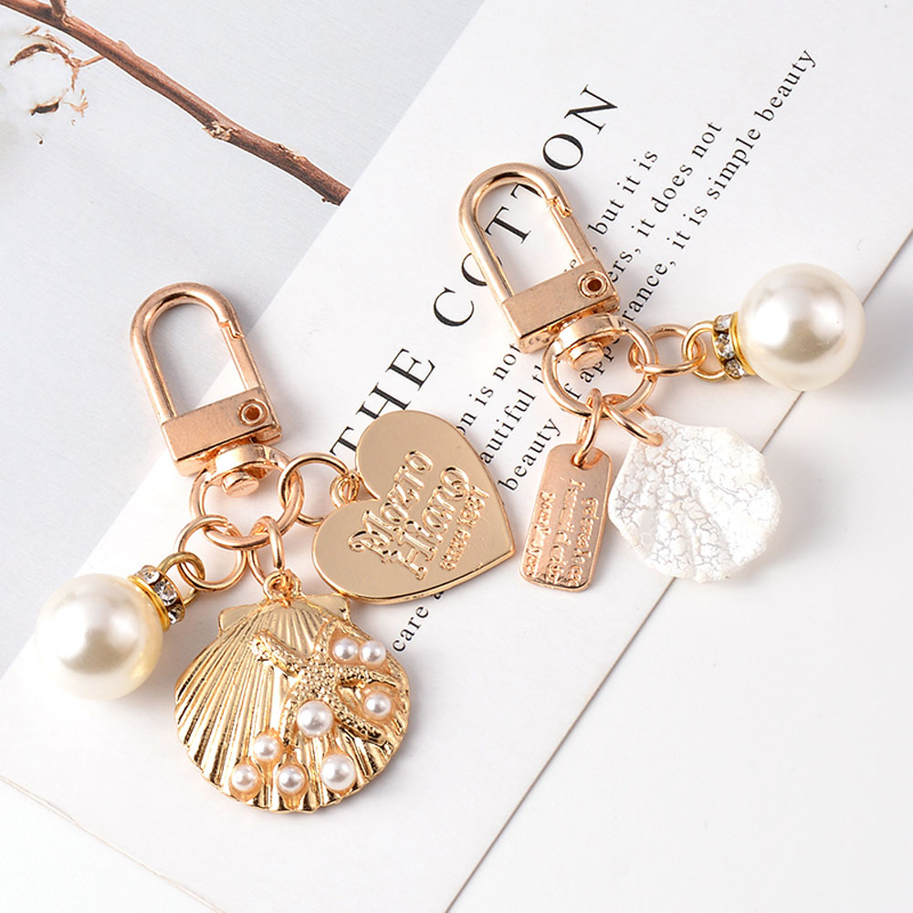 CHARMS Móc Khóa Trang Trí Hình Trái Tim Và Chữ Xinh Xắn