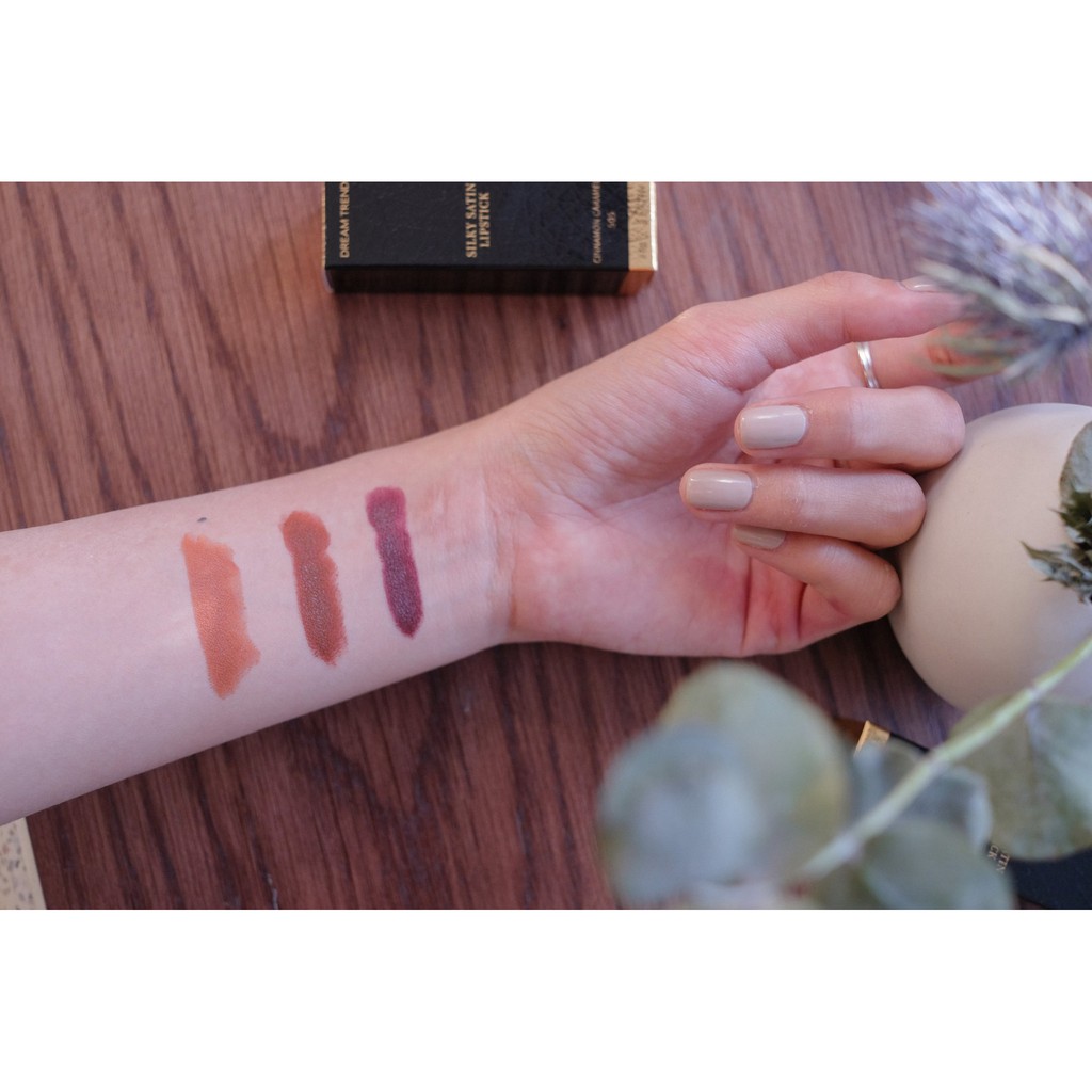 [Date 2026] Dream Trend Son lì dạng thỏi silky satin lipstick mỏng mịn như lụa