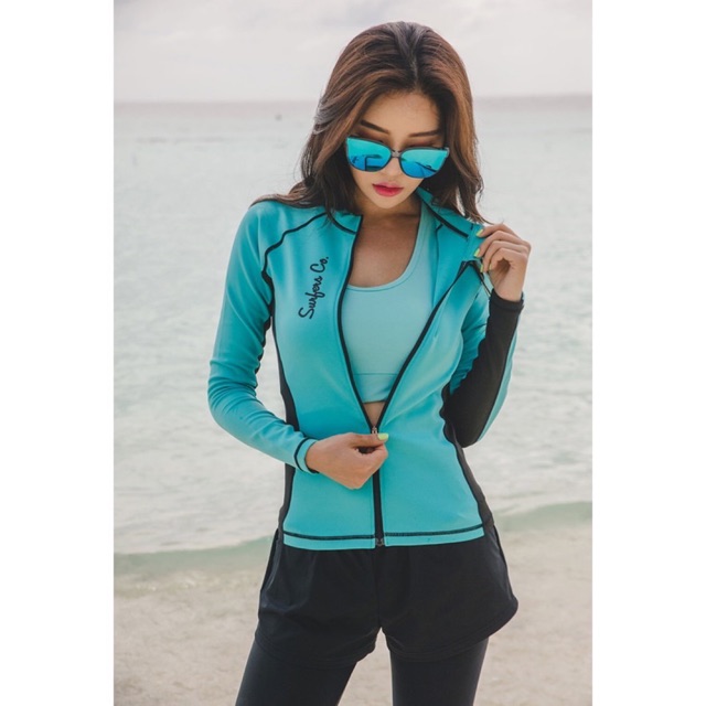 Bộ đồ bơi/ bikini tay dài quần dài Hàn quốc siêu hot , kín đáo kèm ảnh thật