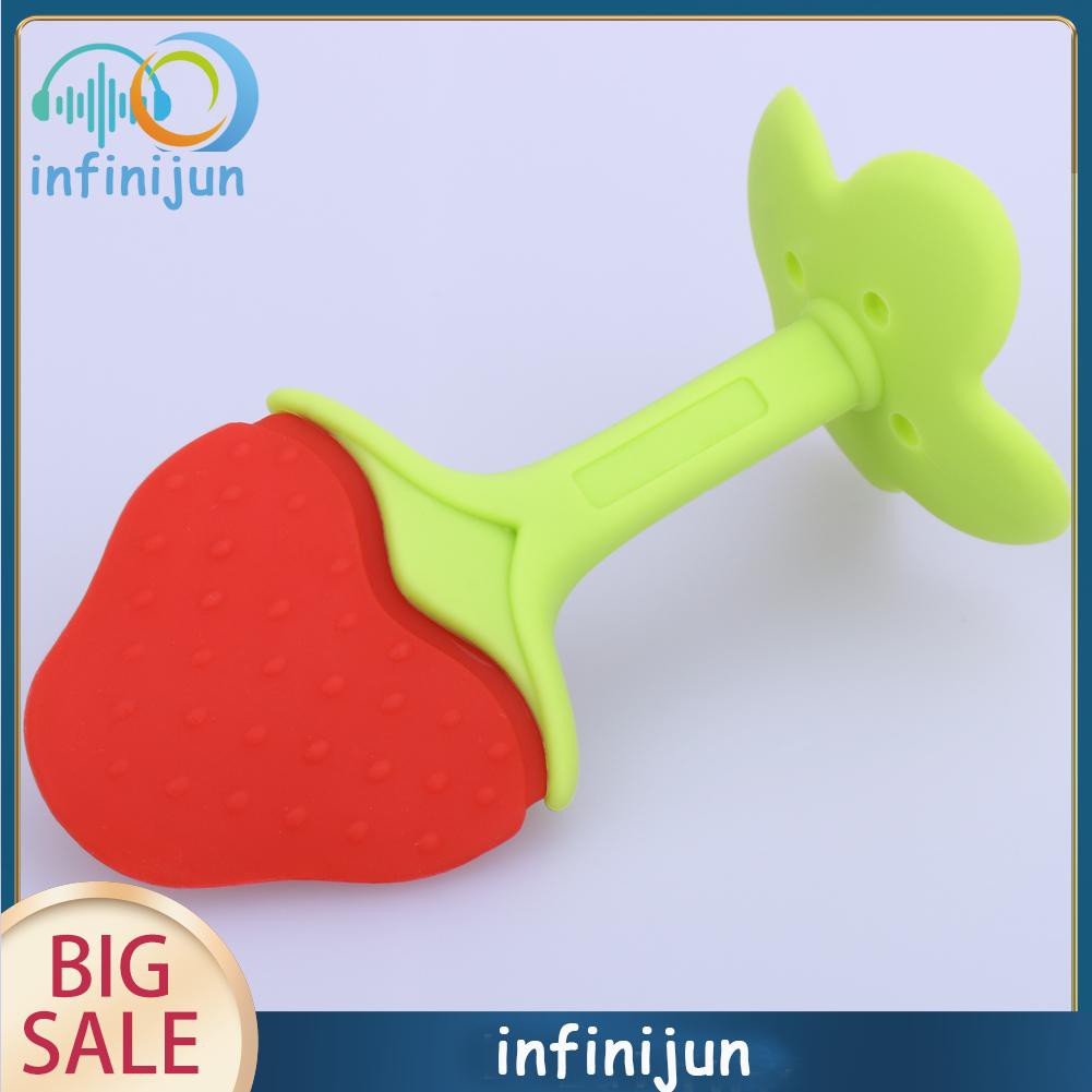 Đồ Chơi Ngậm Mọc Răng Hình Trái Cây Bằng Silicone Cho Bé