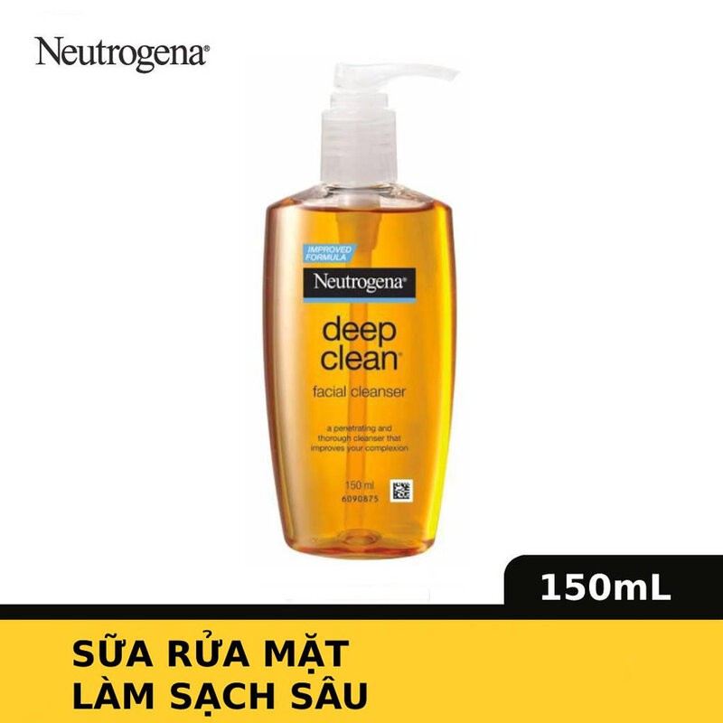 Sữa Rửa Mặt Neutrogena Làm Sạch Sâu Neutrogena Deep Clean Facial Cleanser 150ml - Viebeauty