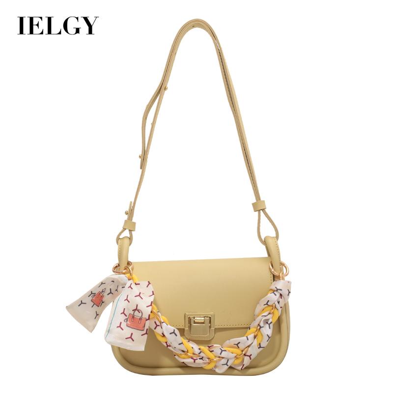 IELGY Túi Đeo Vai Bằng Lụa Thời Trang Hàn Quốc Có Thể Điều Chỉnh Cho Nữ