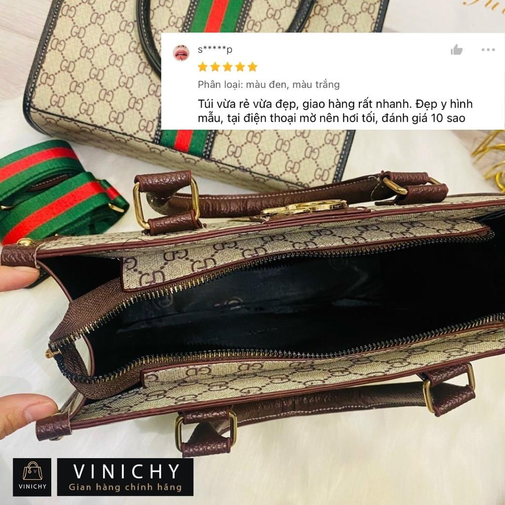 Túi quai xách nữ đeo chéo, túi đi chơi, đi học VINICHY, da cao cấp size 25cm HA077