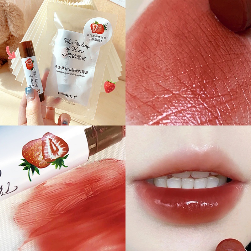 Sweet Mint Son dưỡng có màu vaseline hanboli dạng thạch trái cây màu tiệp da