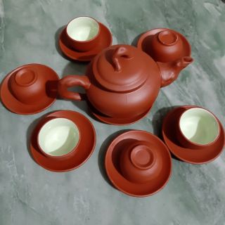 Bộ ấm chén trà tử sa Bát Tràng