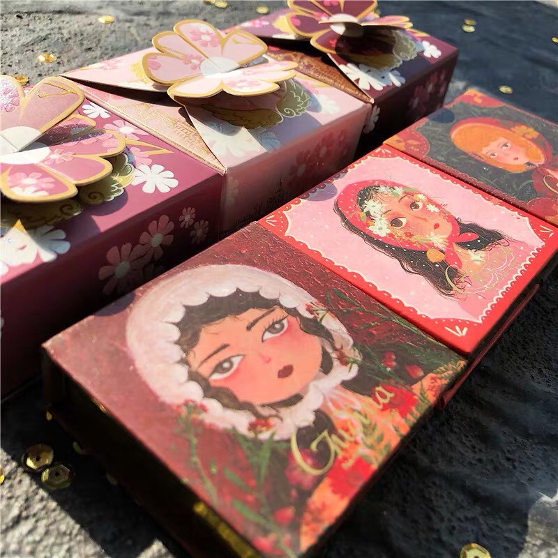 Phấn má hồng JILL LEEN Sweet Party Cheek Blush xinh xắn GUICAMI công chúa Gudina tone hồng cam tự nhiên GCMI13 JILE02