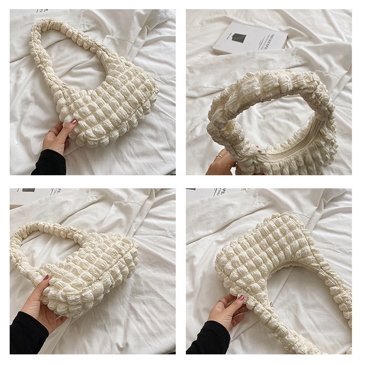 Túi Tote Đeo Vai Họa Tiết Sọc Caro Phong Cách Hàn Quốc Thời Trang 2022 Cho Nữ