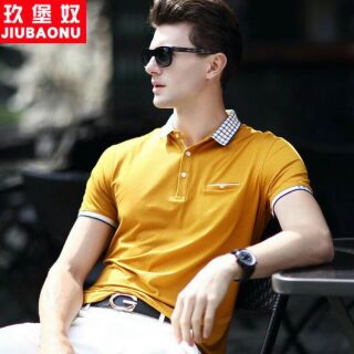 Áo cổ bẻ may phối caro SN092 ACM061