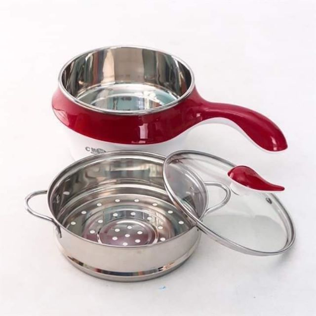 Nồi lẩu mini 2 tầng có tay cầm