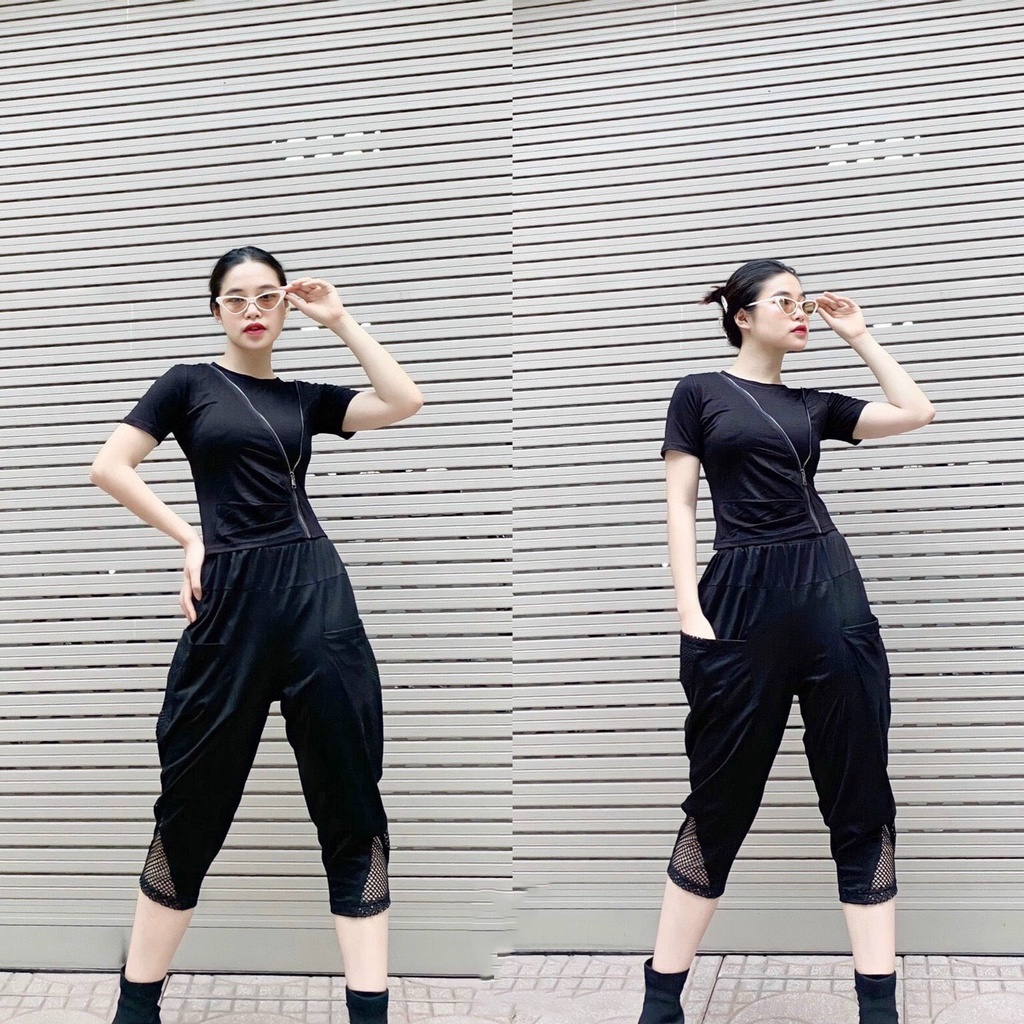 Quần Thụng Lửng Joggers Freesize Ảnh Chụp Thật Chóe Unisex