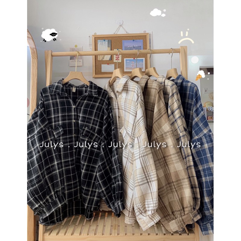 ÁO KHOÁC SƠ MI DẠ MỀM (ảnh thật tự chụp kèm video)